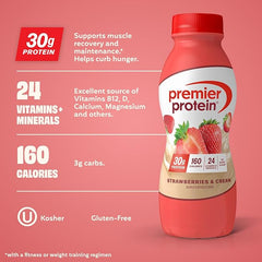 Strawberries & Cream Protein Shake 11.5 oz (12 PACK)